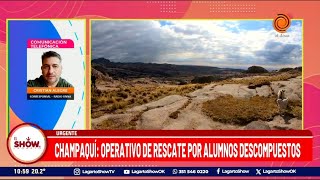 CHAMPAQUÍ operativo rescate por una docena de alumnos descompuestos provenientes de Rosario [upl. by Morgun695]