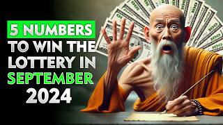 5 LUCKY NUMBERS to WIN the LOTTERY amp Become WEALTHY in September 2024  Buddhist Teachings [upl. by Lisa507]