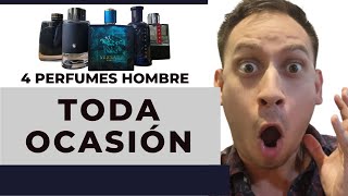 LOS 4 MEJORES PERFUMES PARA HOMBRE TODA OCASIÓN [upl. by Nadia]