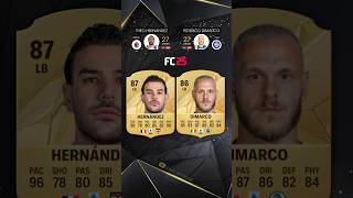 Theo Hernández vs Federico Dimarco FIFA 16  FC 25 fifa cardfifa fc25 easports [upl. by Kuo]