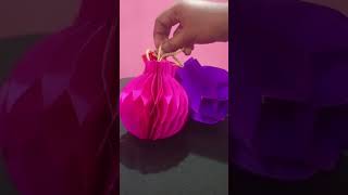 Diy Color Paper Hanging Decoration Craft ideas  shorts [upl. by Legyn]