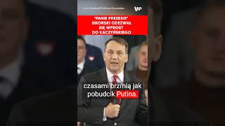 quotPanie prezesiequot Sikorski odezwał się wprost do Kaczyńskiego [upl. by Eelir]