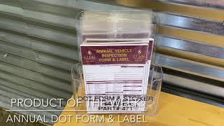 Product of the Week Annual Dot Form amp Sticker [upl. by Neelrahc]