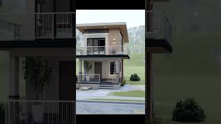 2 STOREY HOUSE DESIGN simplehousedesign casa tinyhouse modernhouse [upl. by Ymerej]