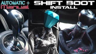 HOW TO INSTALL A RACESENG SHIFT BOOT COLLAR \ RETAINER [upl. by Stanford]