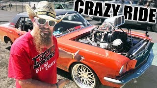 Fred Risks his Life in a 1000hp MUSTANG [upl. by Adnolrehs376]