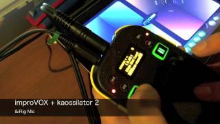 improVOX  kaossilator 2 amp iRig Mic [upl. by Celinka477]