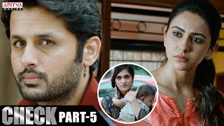 quotCheckquot Part 5 Hindi Dubbed Movie  Nithiin  Rakul Preet  PriyaVarrier  Aditya Movies [upl. by Dincolo]