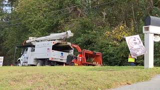 Cartersville Electric Trees To The Wood Chipper Cartersville GA [upl. by Stockmon]