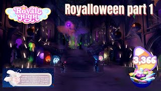 The NEW Royale High Halloween Update is HERE Part 1 Roblox [upl. by Dera]