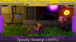 Spyro 3 Year of the Dragon  Spooky Swamp 100 [upl. by Amikehs268]