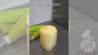 How To Make Vanilla Pastry Cream  Creme Patissiere [upl. by Wylen]