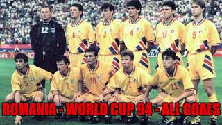 ROMANIA  WORLD CUP 94  ALL GOALS [upl. by Nryhtak]