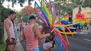 Honolulu pride parade 2024 highlights [upl. by Trebmal150]