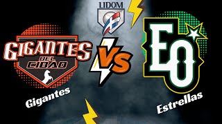 LIDOM GIGANTES del CIBAO vs ESTRELLAS ORIENTALES  PREVIA  Enero 3 2024 [upl. by Yllil]