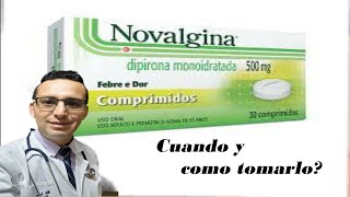 PARA QUE SIRVE NOVALGINA CUANDO Y COMO TOMAR NOVALGINAMETAMIZOL [upl. by Lothaire]