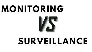 Monitoring vs surveillance  PSM [upl. by Fia]