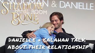 Danielle Galligan amp Calahan Skogman talk about their relationship and Shadow amp Bone ❤️ [upl. by Neuberger]