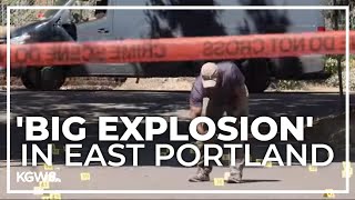 Police respond to suspected explosion in East Portland neighborhood [upl. by Jourdain862]