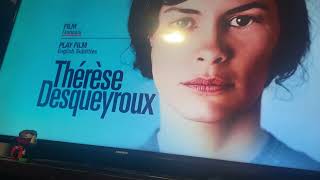 Opening to Therese Desqueyroux 2013 DVD French Copy [upl. by Ezitram]