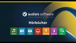 Audials 2017 in 120 Sekunden Hörbücher konvertieren [upl. by Azaleah684]