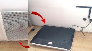 Comment enlever déposer retirer du mur puis remettre un radiateur ou un convecteur électrique [upl. by Eatnad]