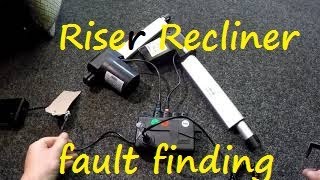 Electric Riser Recliner Fault diagnosis [upl. by Dugald]