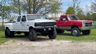 He owns the BADDEST OBS PowerStroke Dually on the planet [upl. by Aleacin188]