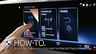 Adjusting the Driver Assistance System Settings in BMW OS8  BMW HowTo [upl. by Mulvihill936]