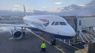 British Airways Airbus A319 Glasgow to London Heathrow Full Flight [upl. by Zipporah]