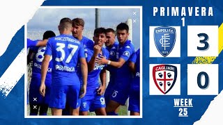 EMPOLI U19 30 CAGLIARI U19 Campionato Primavera 1 20232024 Week 25  Highlights  10032024 [upl. by Rockwell]