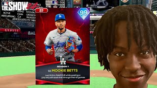 LIGHTNING MOOKIE BETTS FORCED RAGE QUITS IN RANKED  Diamond Dynasty MLB The Show 24 [upl. by Seravart260]