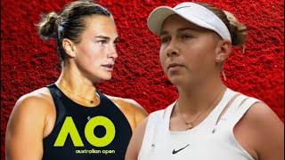 Amanda Anisimova vs Aryna Sabalenka  Australian Open 2024 [upl. by Kciv]