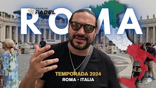 Vlog The Real Padel  Premier Italia Roma 2024 [upl. by Ayote]