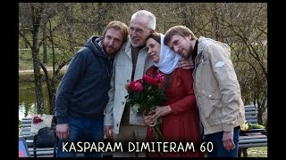 Ar 150 baltmaizes klaipiem Kaspars Dimiters svin 60 jubileju [upl. by Pippas]