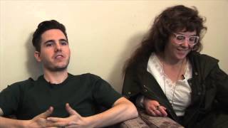 Purity Ring interview  Megan James and Corin Roddick part 1 [upl. by Zak543]