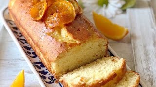 Orange Loaf Cake Recipe  oil free orange cake easy recipe [upl. by Lucey]