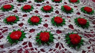 Crochet Table Cloth  Thalpos  Pattern  4 [upl. by Wales]