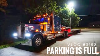 PARKING IS FULL  My Trucking Life 🇨🇦🇺🇸  Vlog 3152 [upl. by Hadlee]