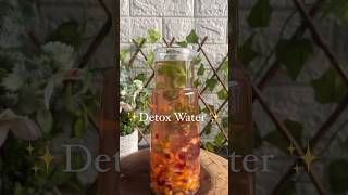 Detox water 😋😱shorts [upl. by Nylessoj741]