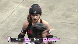 2018 International WFTDA Championships Game 12 Gotham Girls Roller Derby v Denver Roller Derby [upl. by Edith]