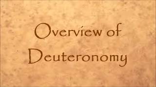 Deuteronomy Overview [upl. by Keel]