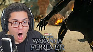 BLACK PANTHER WAKANDA FOREVER TRAILER REACTION [upl. by Peterus]