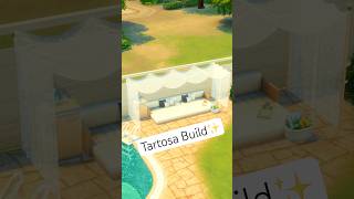 Tartosa Build  thesims4 sims4 sims4build shorts [upl. by Tereb]