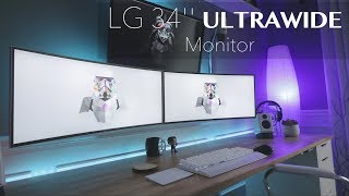 34 inches of Curved Awesome Best Ultrawide Monitor  LG 34quot Curved ULTRAWIDE Monitor Review [upl. by Ajssatsan]