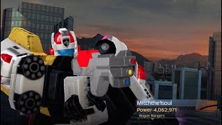 Power Rangers Legacy Wars Game  Delta Squad Megazord Gameplay [upl. by Ayikur]