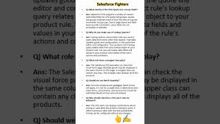 Salesforce CPQ Interview Questions and answers salesforcefighters [upl. by Ahtibat]