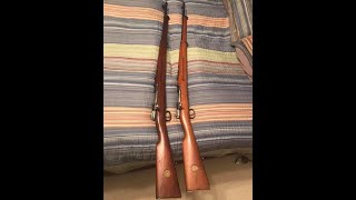 Review of a pair of M96 Swedish Mausers Both First Year 1898 Models 65 x 55 Swede [upl. by Uoliram]