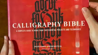 Calligraphy Book Review Calligraphy Bible [upl. by Nekcerb]