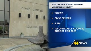 2025 County Budget Meeting happening in Vanderburgh County [upl. by Ahseet]